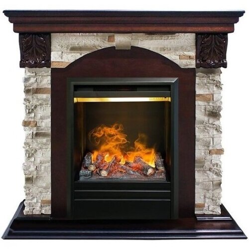 Real-Flame Dublin ROCK STD/EUG AO с очагом 3D Olympic электрокамин 3D с паром