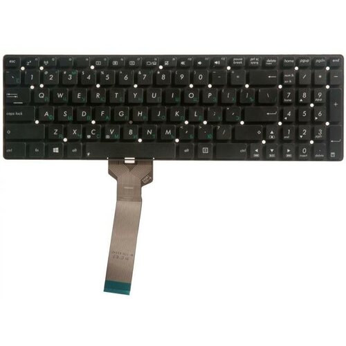 Клавиатура для ноутбука ASUS K55 K55V без рамки черная OKNBO-6121RUм Гор. Enter 0knb0 e600us00 клавиатура для ноутбука asus rog g751 черная без рамки гор enter zeepdeep