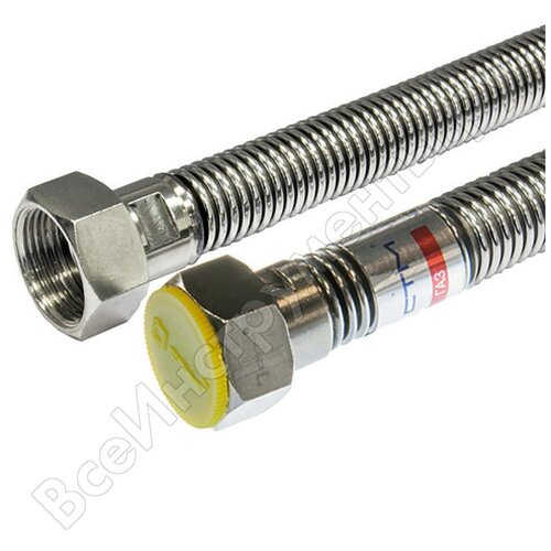 Подводка для газа СТМ ГАЗ сильфонная 12 гайка-гайка 40 см CGHF1204 182₽