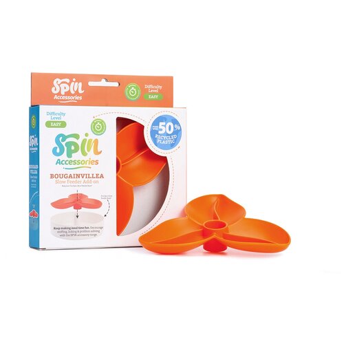 petdreamhouse spin accessories lick flying disc orange аксессуар диск летающий для интерактивной системы кормления спин оранжевый 1 9 л Аксессуар Бугенвиллея для интерактивной миски PetDreamHouse спин, оранжевый, для медленного кормления