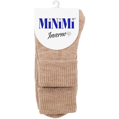 Носки MiNiMi, размер 0 (one size), бежевый