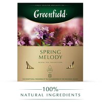 Чай черный Greenfield Spring Melody в пакетиках, 100 пак.