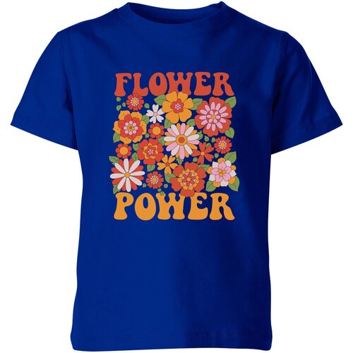 Футболка Us Basic, размер 10, синий футболка для девочек flower power garfield желтый