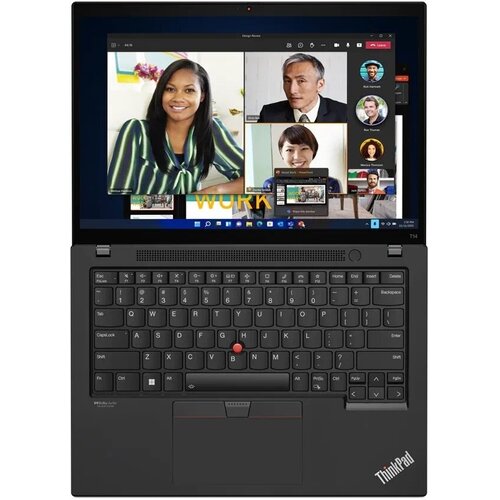 ноутбук lenovo thinkpad x1 yoga gen 8 core i5 1345u 14 1920x1200 16gb 256gb ssd iris xe graphics win 10 pro storm gray Ноутбук Lenovo ThinkPad T14 Gen 4 21HEA05PCD (Core i7 1700 MHz (1355U)/16384Mb/512 Gb SSD/14/1920x1200/Win 11 Pro)