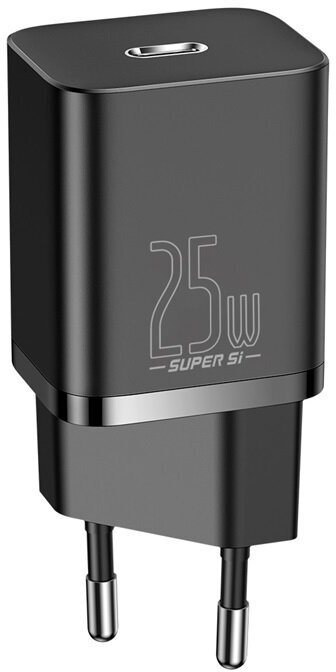 Сетевое зарядное Baseus Super Si Quick Charger 1C (CCSP020101), 25W, черный