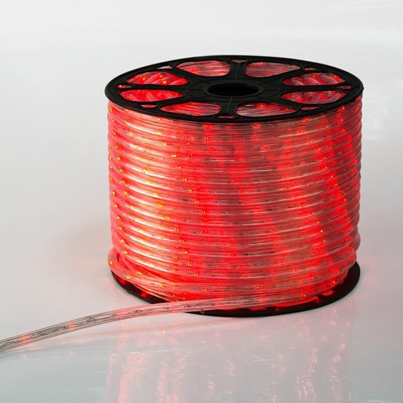 Дюралайт LED, постоянное свечение (2W) - красный, 36 LED/м, бухта 100м Neon-Night - фотография № 2