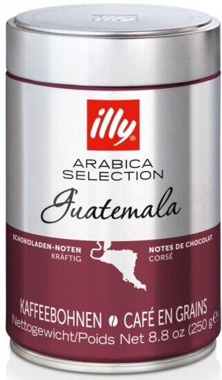 Кофе в зернах Illy Guatemala, 250 г ж/б