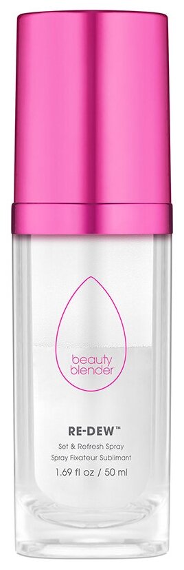 Beautyblender Спрей для фиксации макияжа освежающий RE-DEW Set & Refresh Spray, 50 мл, бесцветный