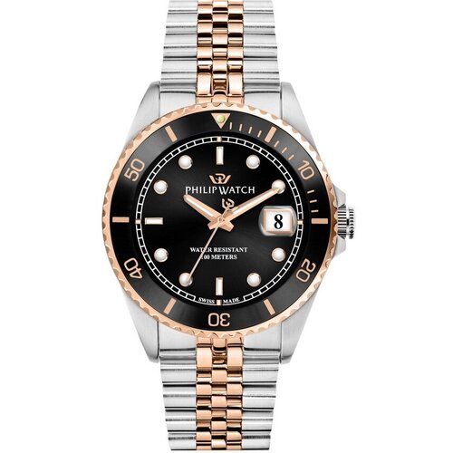 фото Наручные часы philip watch r8253597081, черный, серебряный