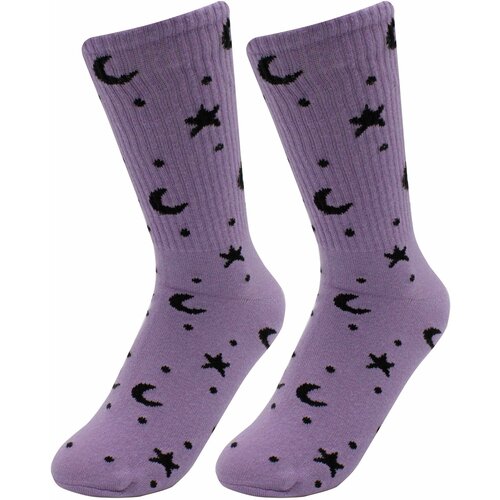 фото Женские носки carnavalsocks высокие, ароматизированные, 90 den, размер 37-44, фиолетовый