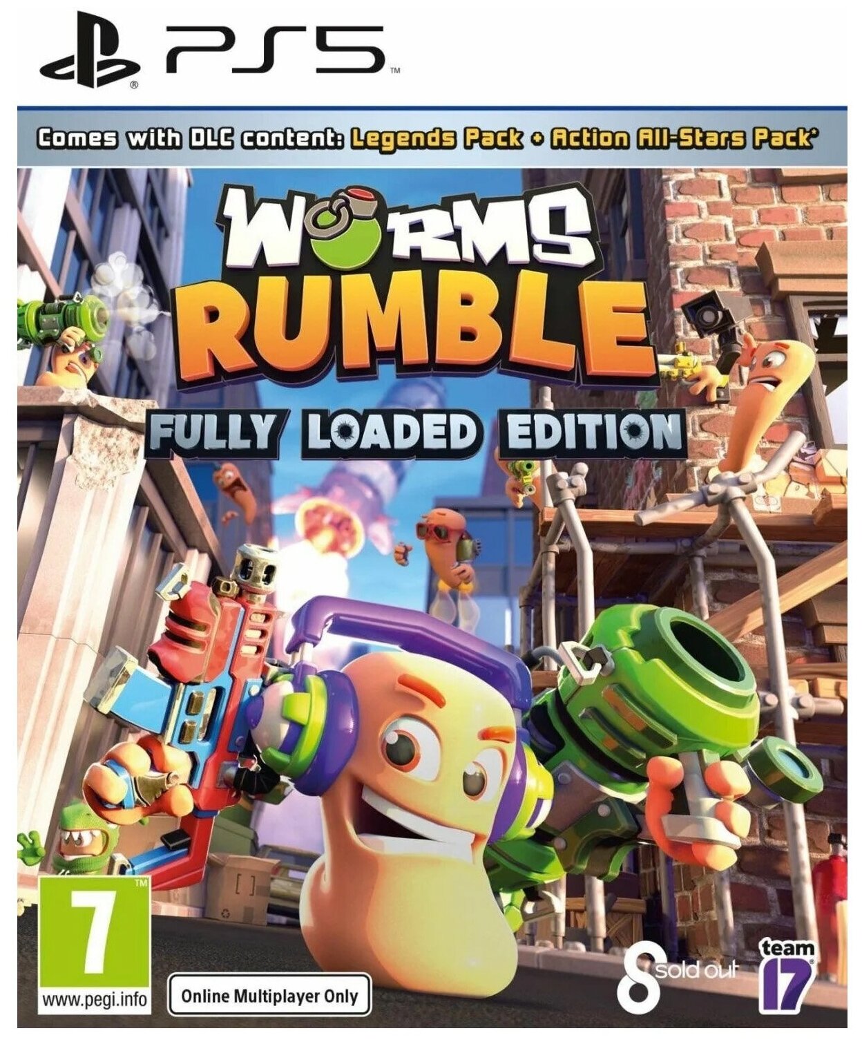 Worms Rumble: Fully Loaded Edition (русские субтитры) (PS5)