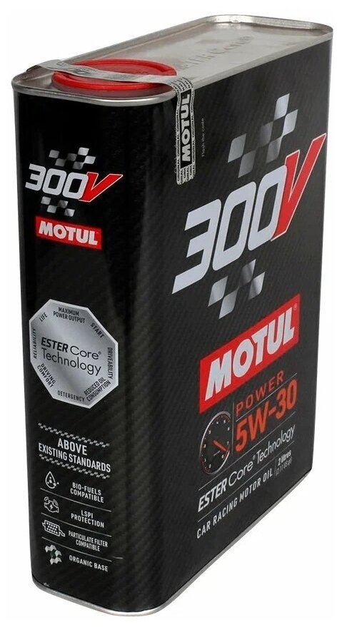 Синтетическое моторное масло Motul 300V Power Racing 5W30