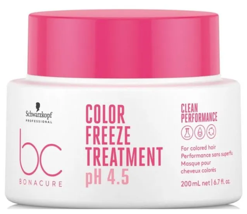 Schwarzkopf Professional, Bonacure, pH 4.5 Color Freeze Silver, Маска для седых и светлых волос, 200 мл