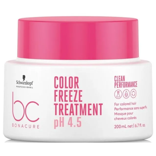 Schwarzkopf Professional, Bonacure, pH 4.5 Color Freeze Silver,Маска для седых и светлых волос, 200 мл