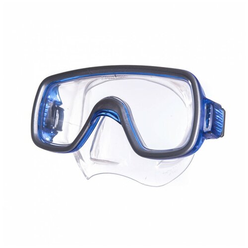 Маска для плав. Salvas Geo Md Mask, р. Medium, синий, арт. CA140S1BYSTH, закален. стекло, силикон