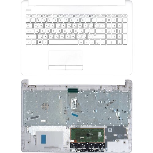 Клавиатура для ноутбука HP 15-BS 15-BW топкейс белый 5310₽