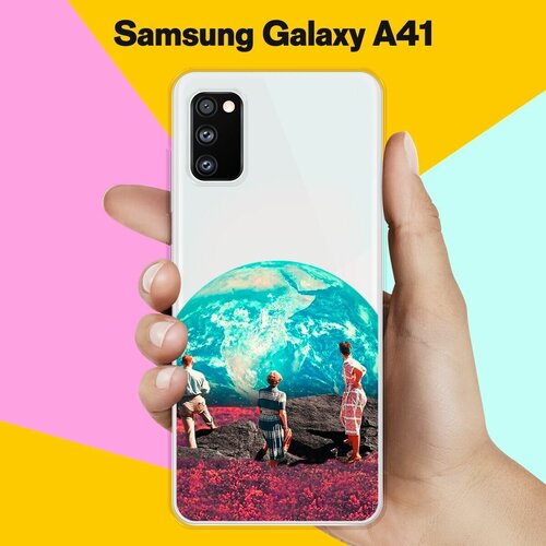 силиконовый чехол вид на землю на samsung galaxy a41 Силиконовый чехол на Samsung Galaxy A41 Вид на Землю / для Самсунг Галакси А41