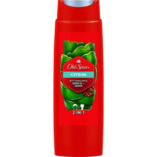 OLD SPICE Гель-шампунь для душа мужской Citron 2 в 1, 400 мл - 3 шт.