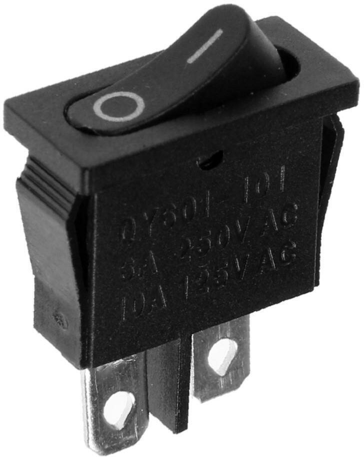 Клавишный выключатель, 250 В, 6 А, ON-OFF, 2c, цвет черный, 4 шт - фотография № 6