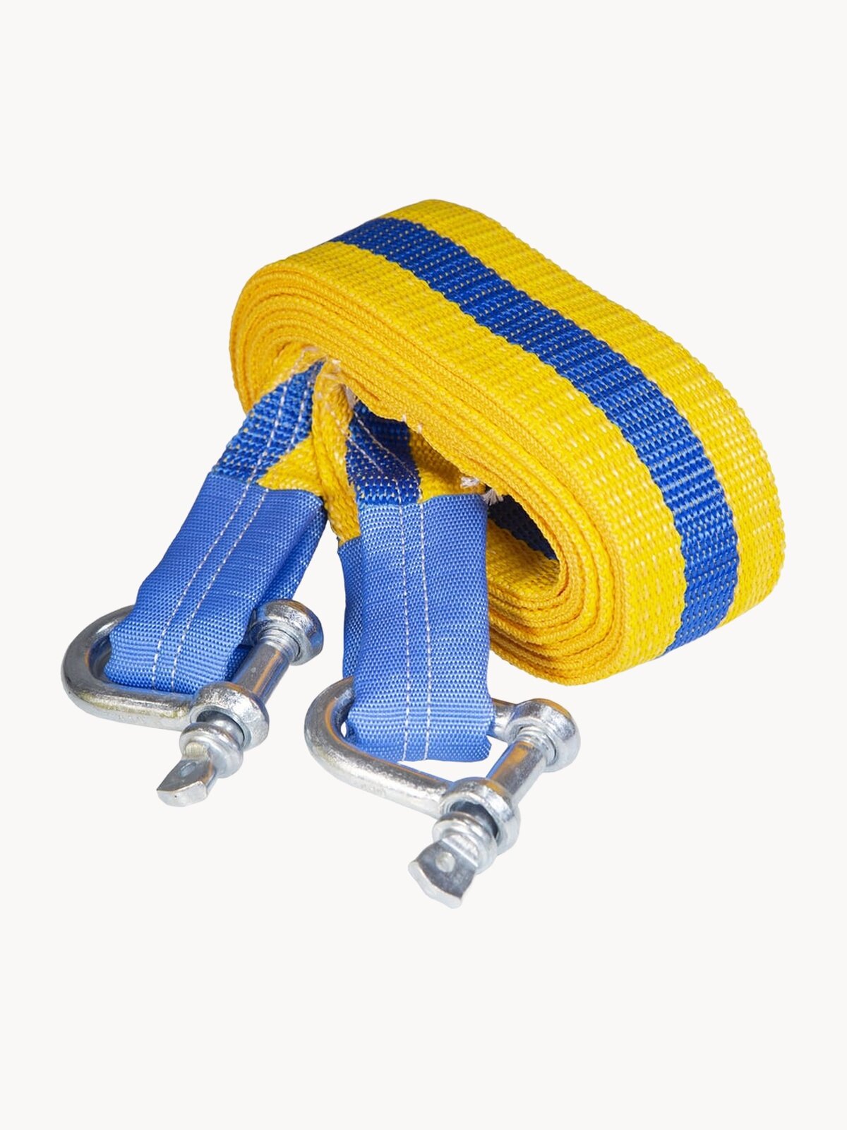 Трос буксировочный Goodyear, ленточный, с шаклами, 12т, длина 5м