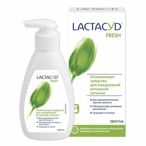 Средство для интимной гигиены `LACTACYD` Fresh 200 мл