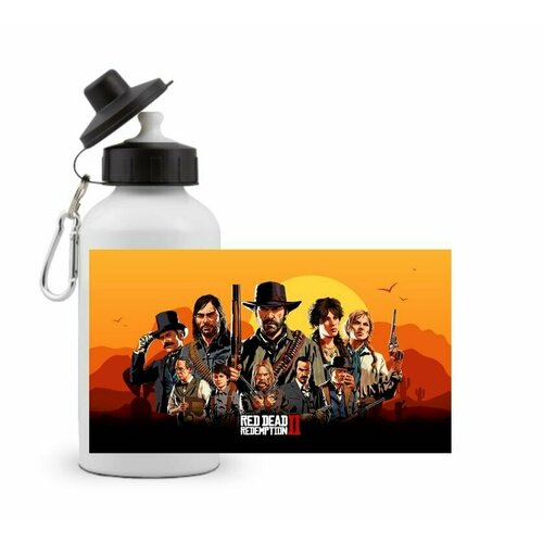 фото Бутылка спортивная red dead redemption 2, ред деад редемптион 2 №6 goodbrelok
