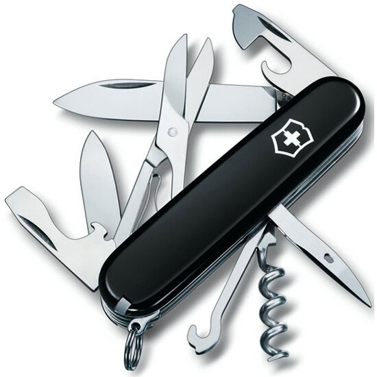 Нож Victorinox 1.3703.3 CLIMBER, 91 мм, черный