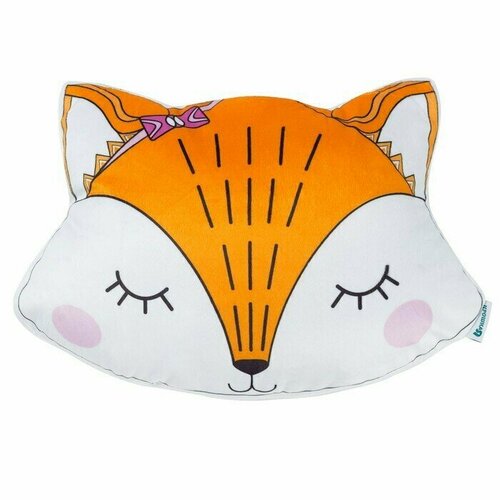 Подушка декоративная Лисичка 35х27 см велюр 250 г м2 2173₽