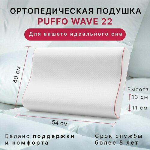 Подушка ортопедическая для сна с эффектом памяти взрослым