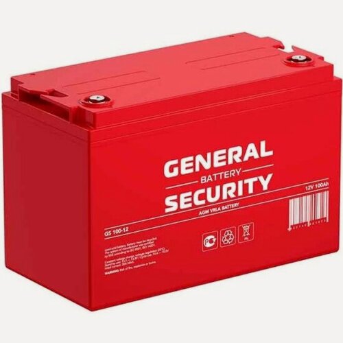 Изображение товара Аккумулятор General Security GS100-12