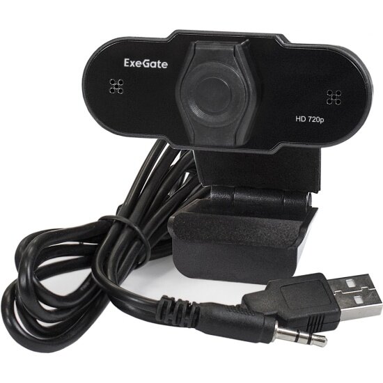 Веб-камера Exegate BlackView C525 HD Tripod черный