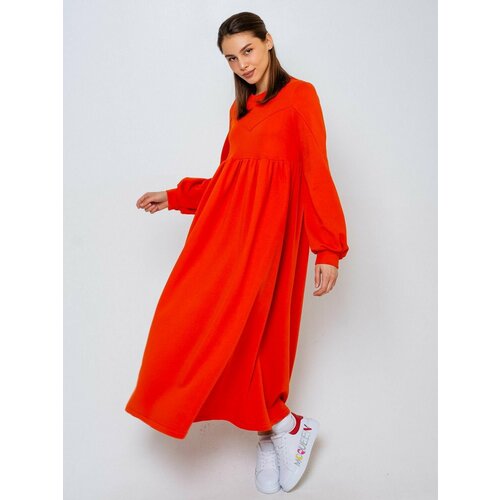 Платье DommoD, размер 46, оранжевый