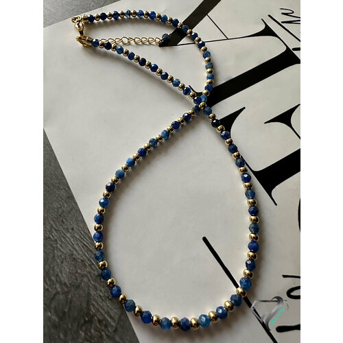 Колье RYKAMI, кианит, длина 34 см, синий