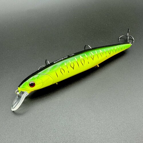 Воблеh Jackall Mag Squad 128SP 21g Jerk bait Япония на окуня, щуку, судака, берш, лосось