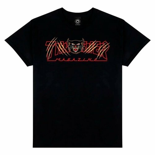 Футболка THRASHER, размер XL, черный