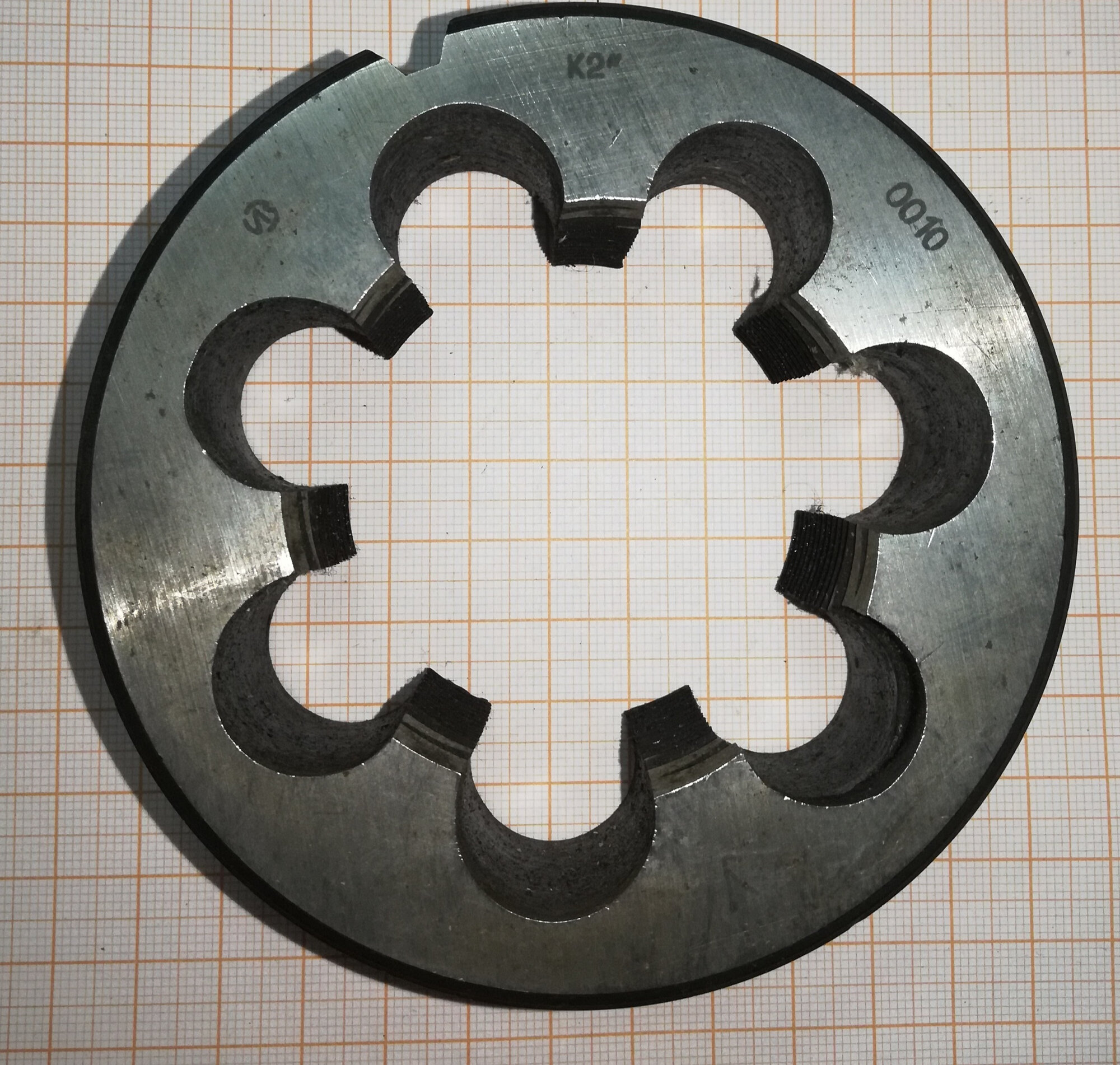 Плашка Коническая 2" (11,5 ниток)