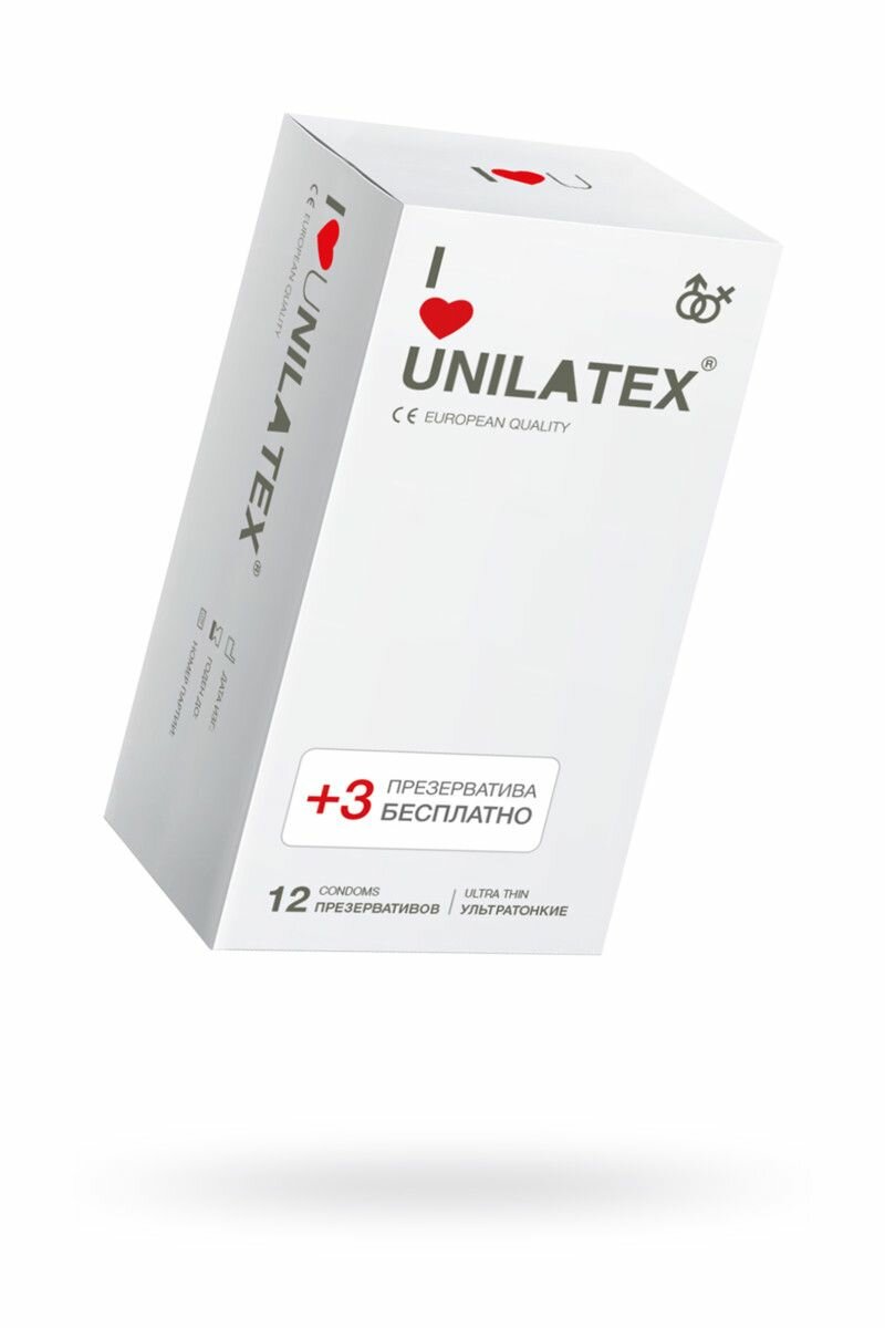 3015 Презервативы UNILATEX "ULTRA THIN" ультратонкие №15