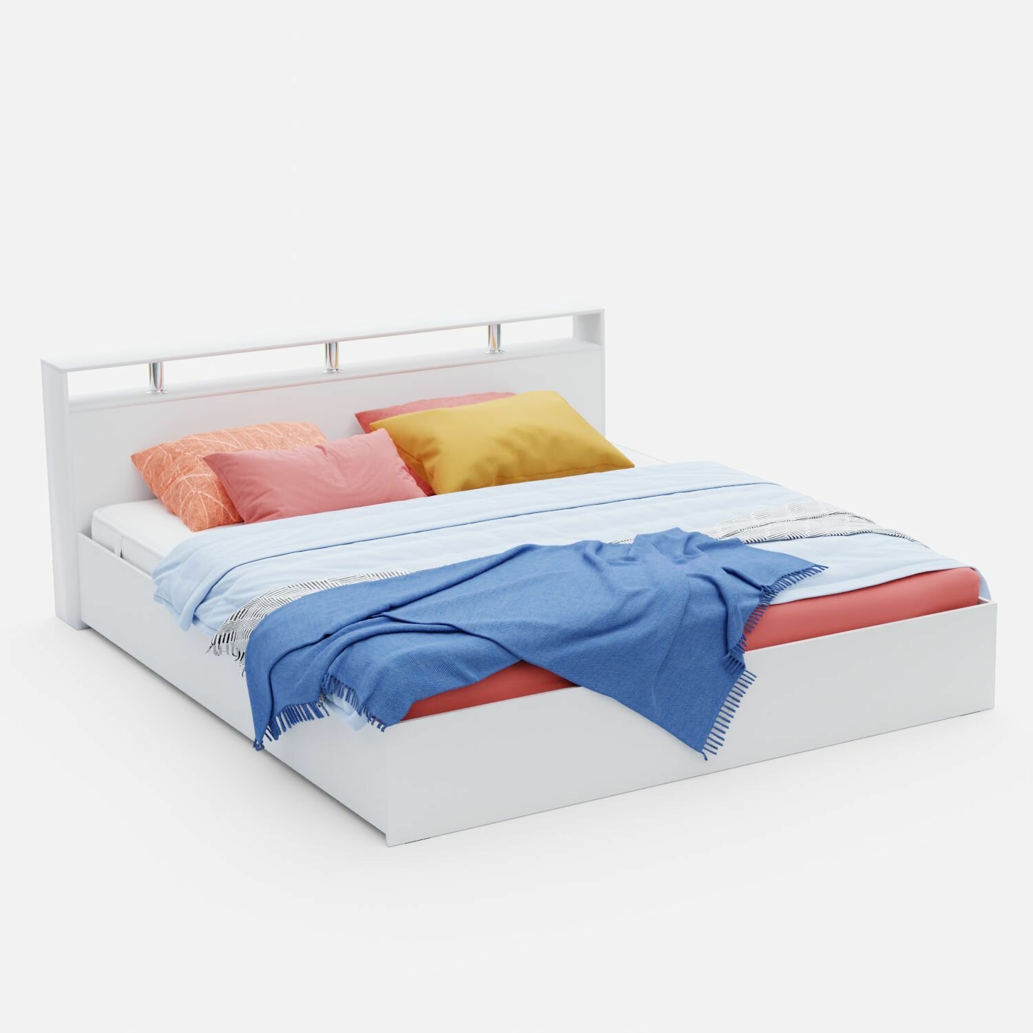 фото Кровать "Арина" 160 Сонома Мебельный Мир