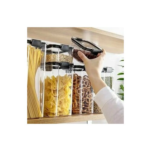 Набор контейнеры для хранения 6 шт пластик