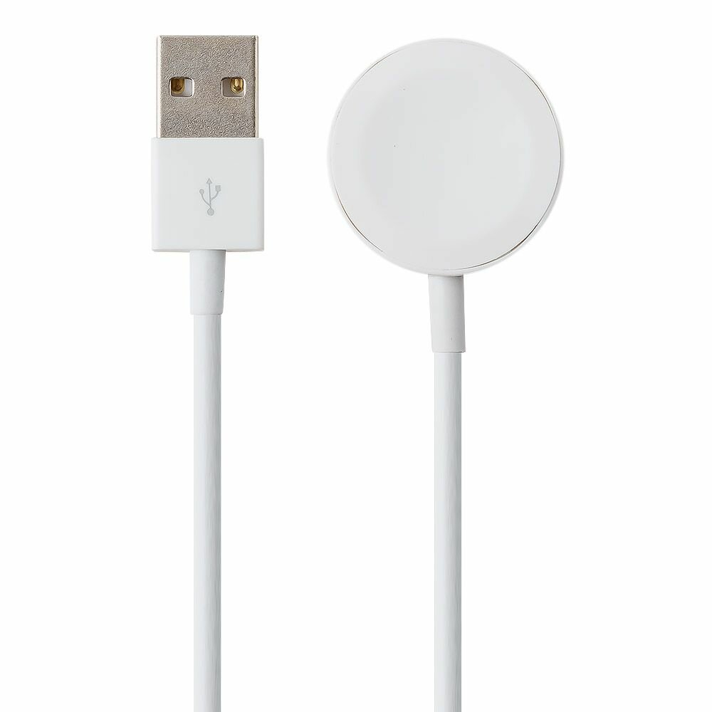 USB кабель для зарядки Apple Watch for WHATCH 1 метр (белый/коробка)