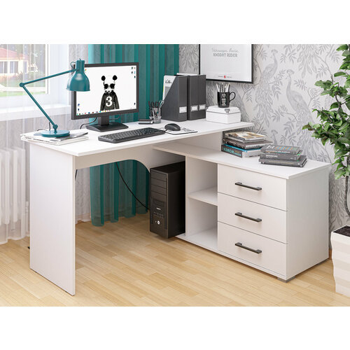 Стол компьютерный СК-62 Белый 10050₽