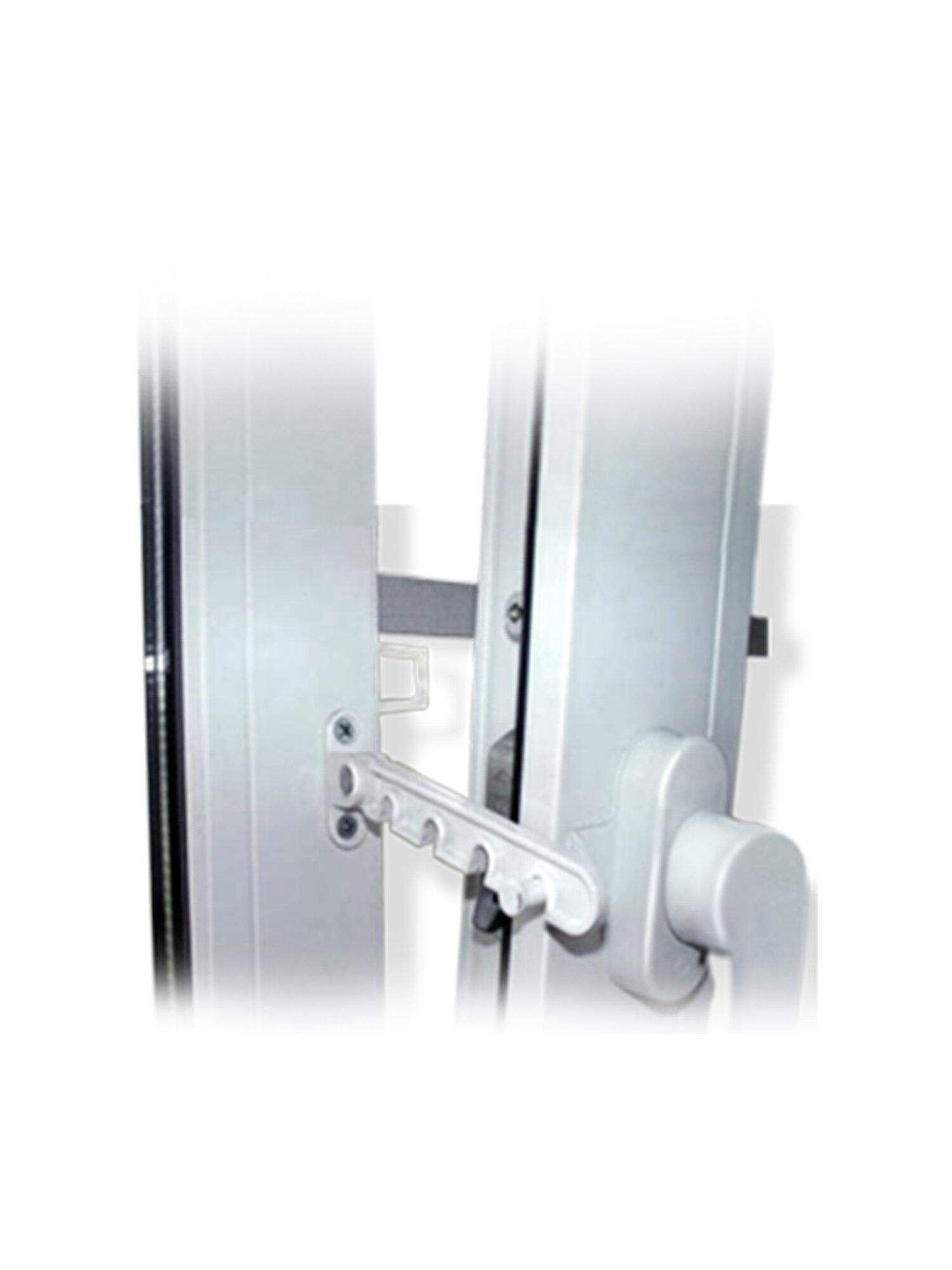 Ограничитель для окон, гребенка, пластик, белый, 1 шт. — фото 1