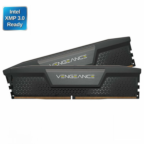Оперативная память DDR5 Corsair Vengeance 32 ГБ Intel XMP 30 6400 32-40-40-84 2x16 ГБ CMK32GX5M2B6400C32 21990₽
