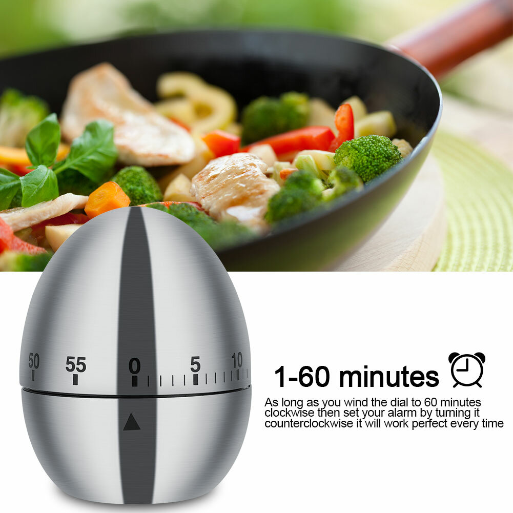 Stainless Steel Egg timer, Timer, for Kitchen — фото 1