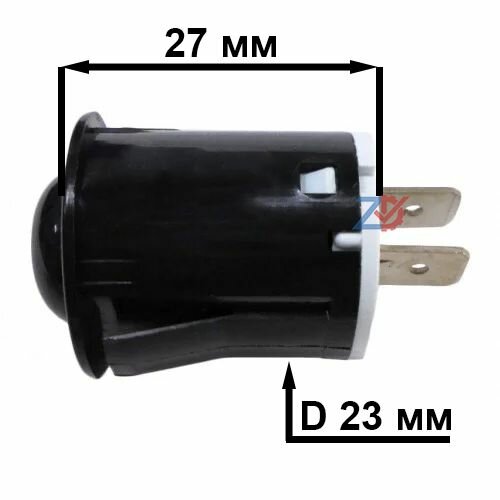 Кнопка электро розжига газовой плиты GEFEST DARINA KING FLAMA Омичка ПКН-13 (черная)