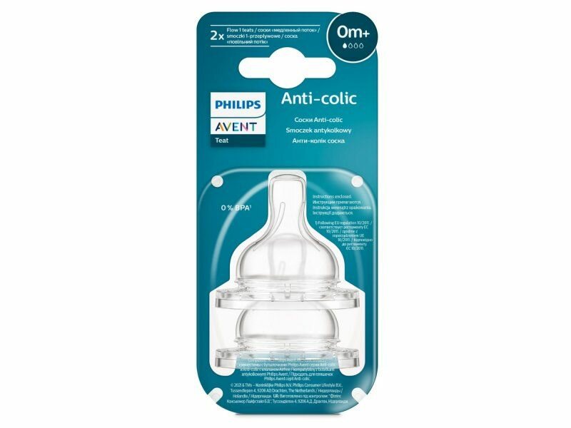 Изображение Соска PHILIPS Avent Anti-Colic SCY761/02