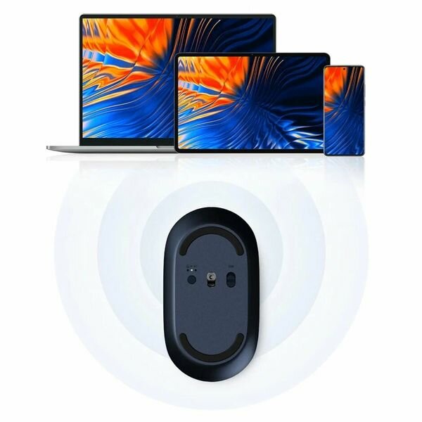 Мышь Xiaomi Mi Portable Bluetooth Mouse 3 (XMBXSB01YM) (16668), чёрная — фото 1