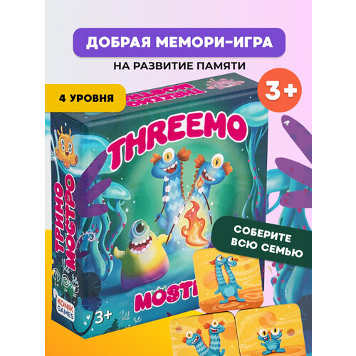 фото Настольная игра для детей и всей семьи konik games тримо мостро kg0013