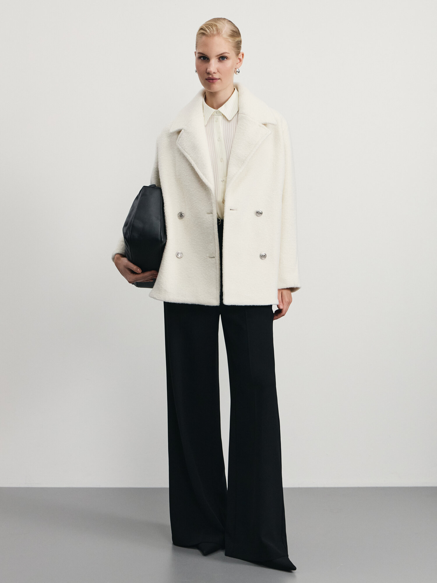 Пальто Zarina размер XS (RU 42) белый