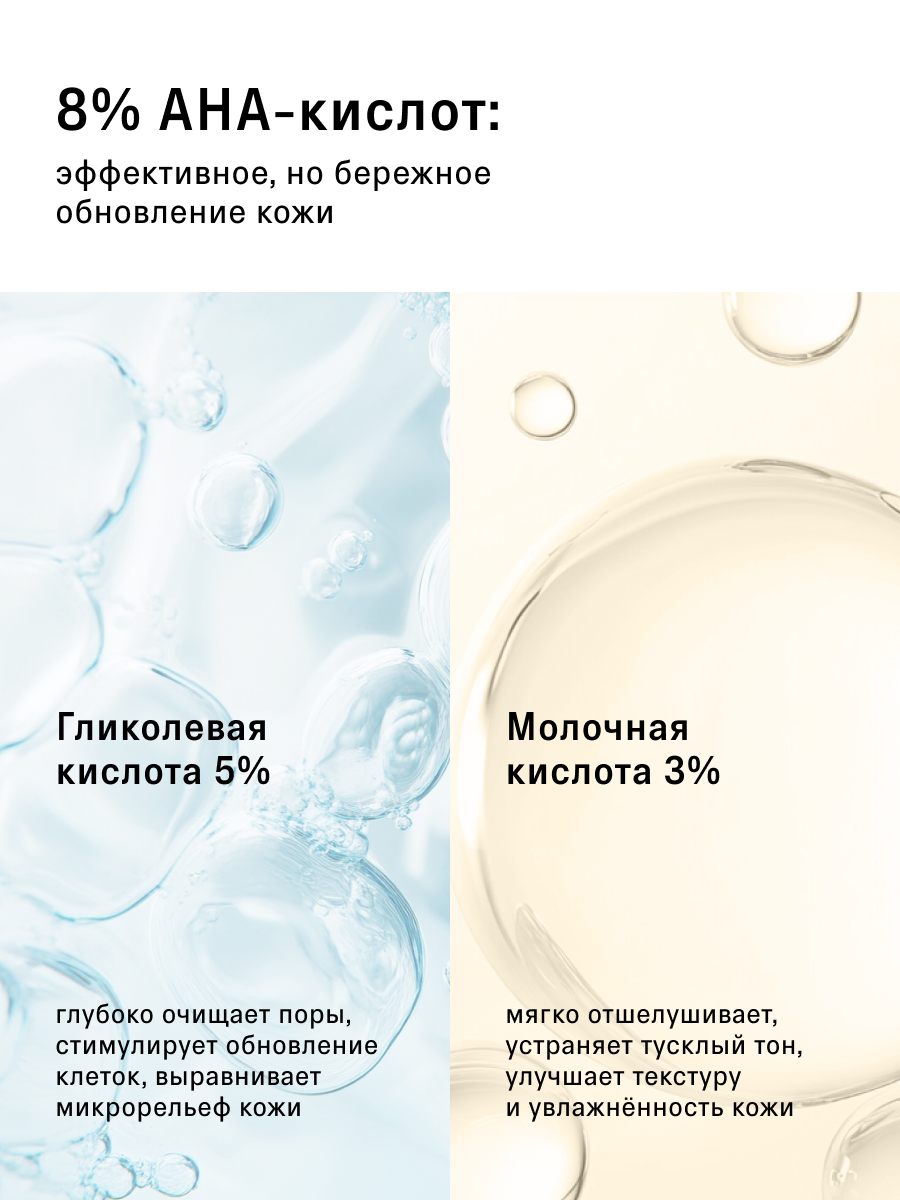 Гель для умывания лица The Act с AHA-кислотами, для всех типов кожи, 150 мл — фото 1